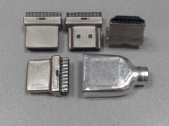 HDMI公頭公司_深圳高性價HDMI 19P公頭廠家推薦圖片|HDMI公頭公司_深圳高性價HDMI 19P公頭廠家推薦產品圖片由國雄勇端五金塑膠(深圳)公司生產提供-