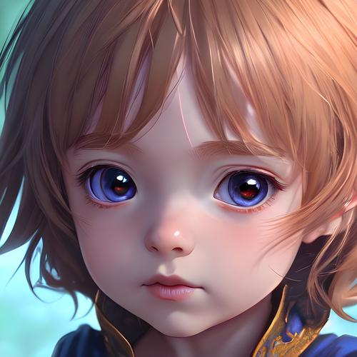 小孩子動畫片王子頭像圖片